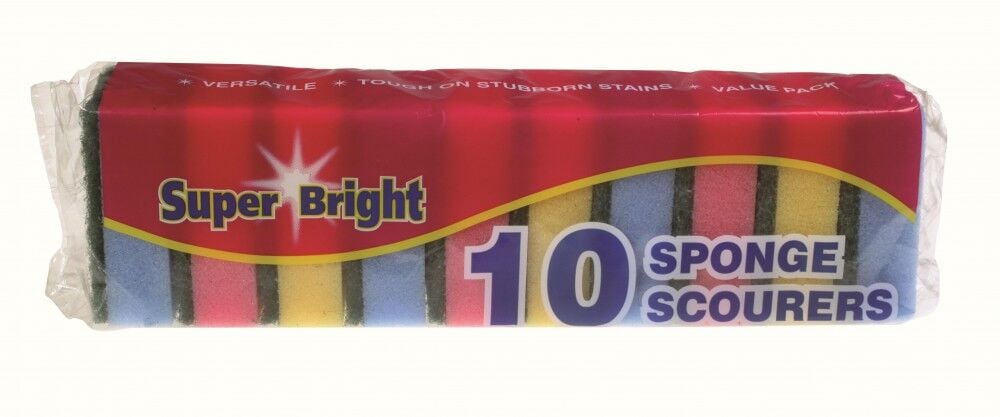 Product image for Sponge Scourers Pack Of 10