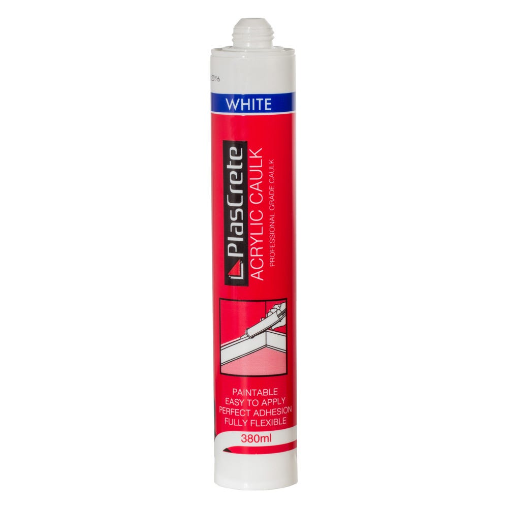 Image of Plascrete Acrylic Decorators Caulk White 380ml