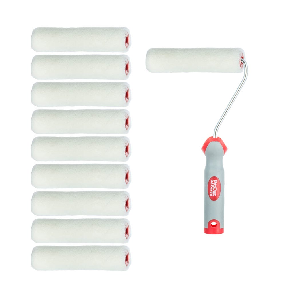 Image of Prodec Advance 4'' Mini Gloss Roller & Frame Pack Of 10