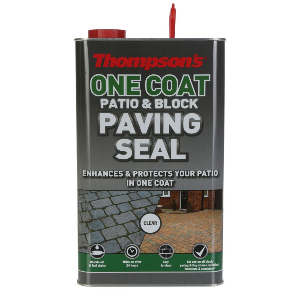 Image of Thompson's One Coat Patio & Block Paving Seal 5L