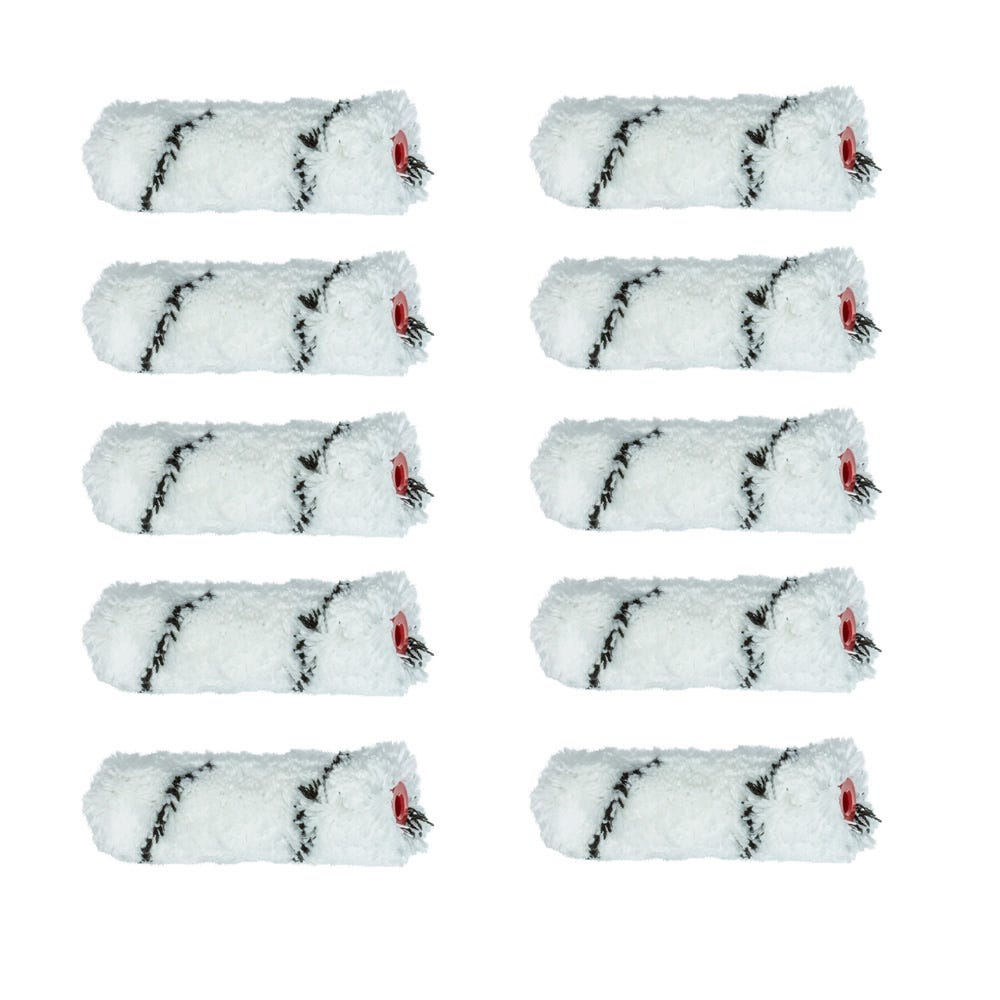Product image for Prodec Advance 4'' Medium Pile Microfibre Refill Pack Of 10