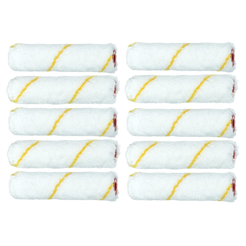 Product image for Prodec Advance 4'' Short Pile Microfibre Refill Pack Of 10