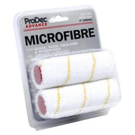 Product image for Prodec Advance 4'' Short Pile Microfibre Refill Pack Of 10