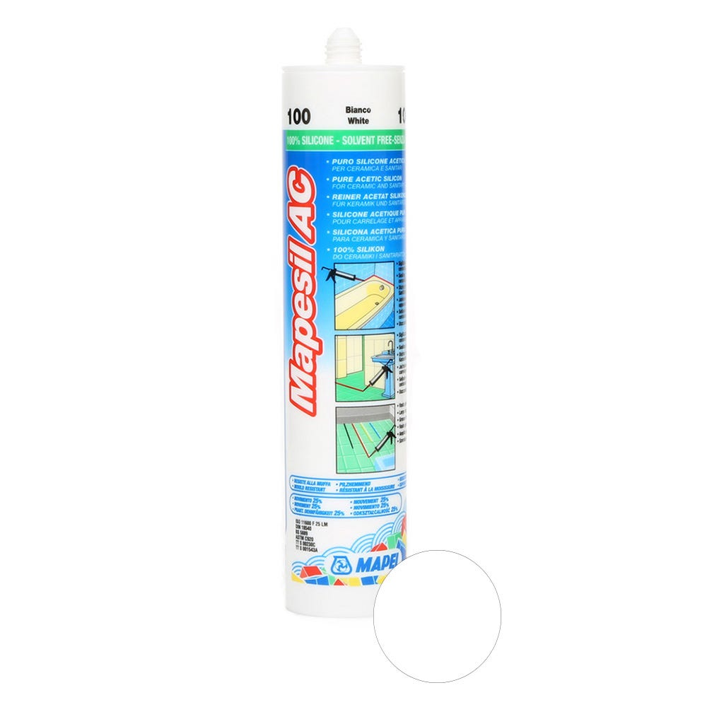 Product image for Mapesil AC Sealant 100 White 310ml