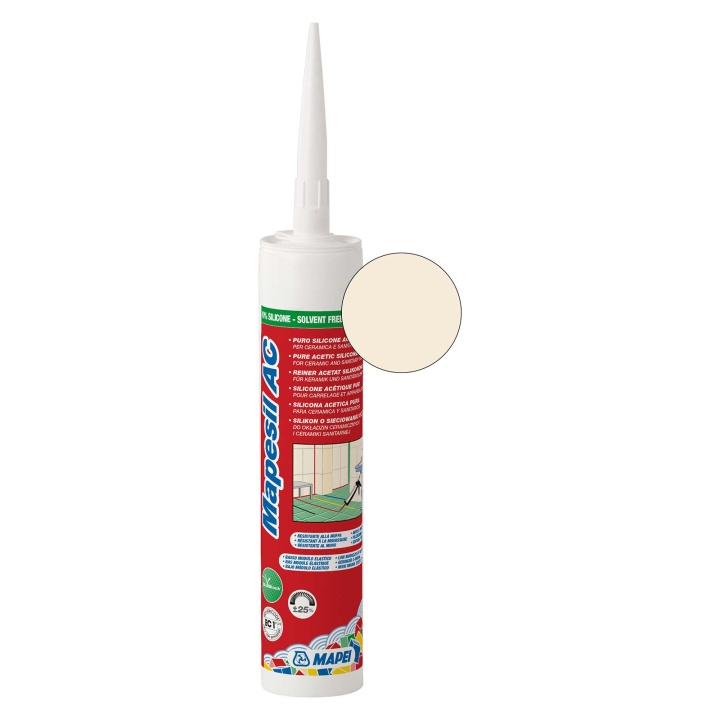 Product image for Mapei AC Solvent Free Silicone Sealant 310ml Beige