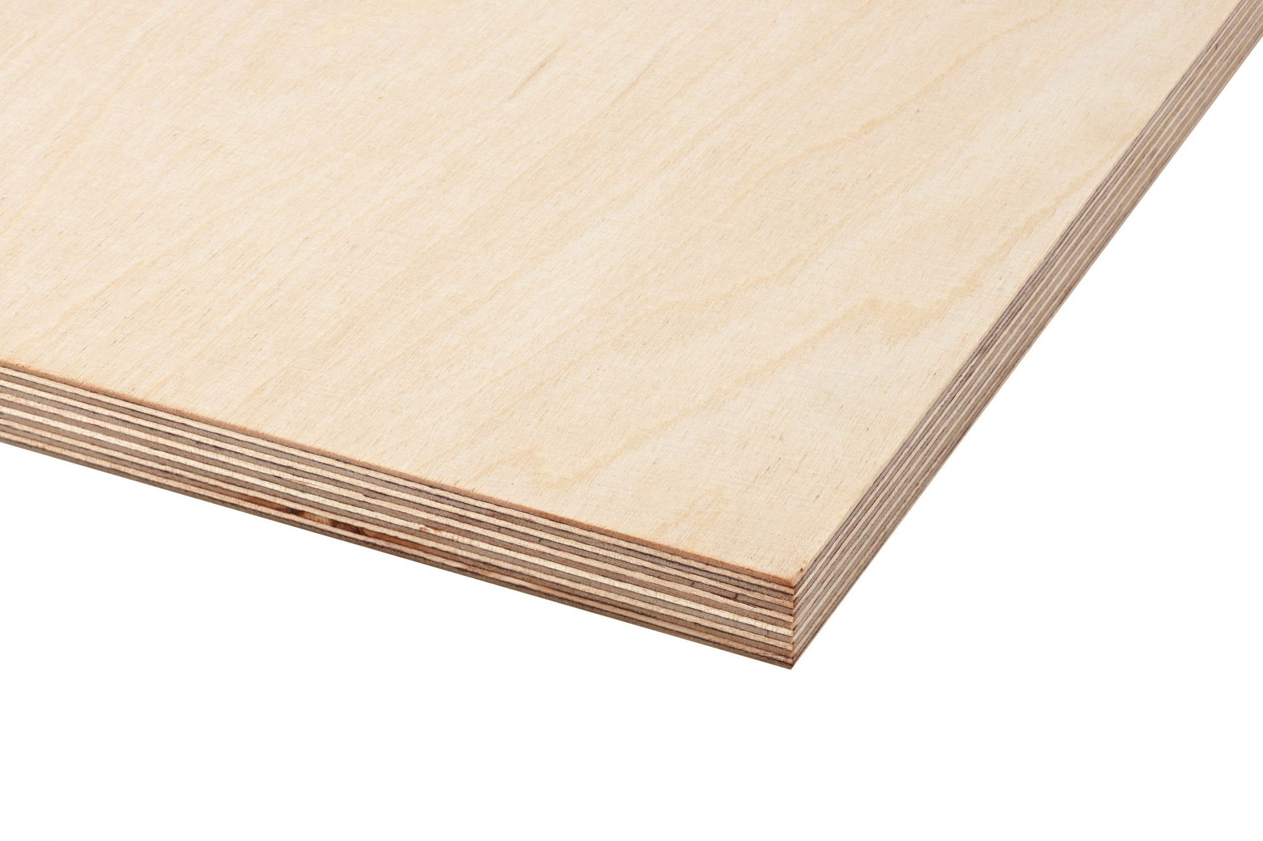 Product image for 18mm Birch Plywood Throughout BB/BB 2440mm x 1220mm (8&#39; x 4&#39;) - Pack of 22