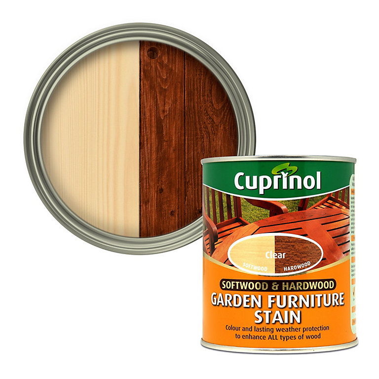 Product image for Cuprinol Softwood & hardwood Clear Furniture Wood stain, 750ml