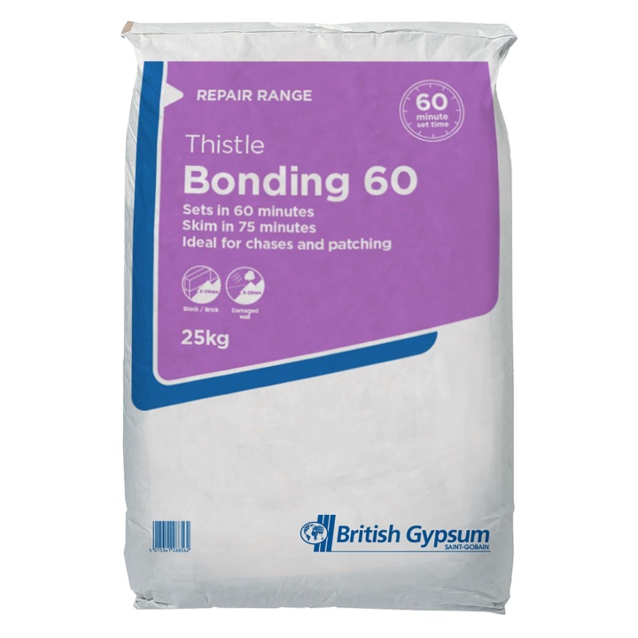 Image of British Gypsum Thistle Bonding 60 Minute 25kg