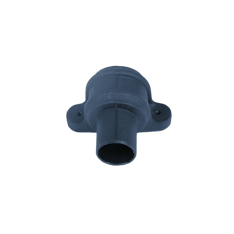 Product image for Cascade Cast Iron Style Antracite Grey 105mm Round Pipe Coupler With Lugs