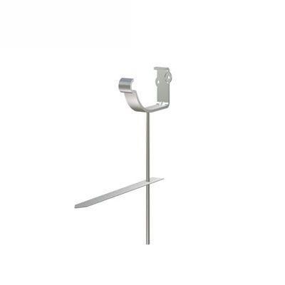 Product image for Lindab 125mm Half Round Steel Rise & Fall Bracket - Anthracite