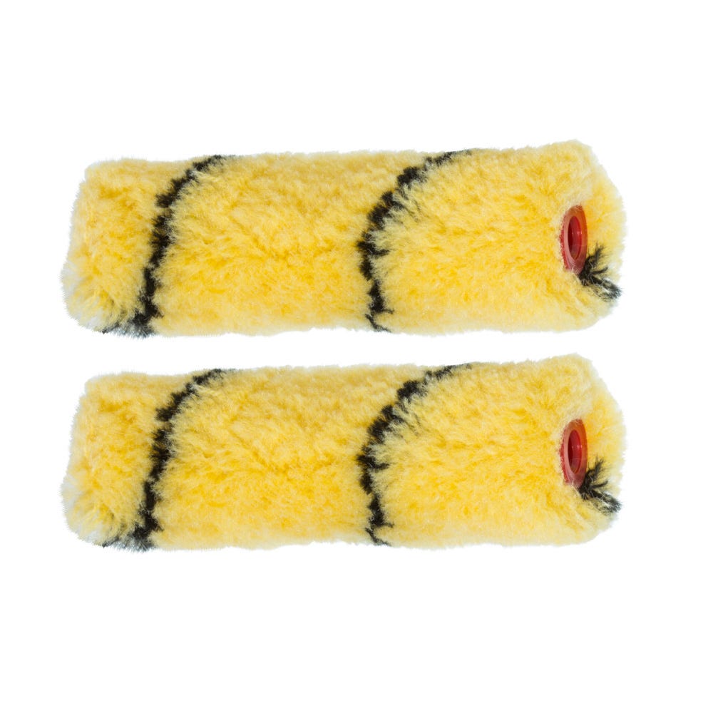 Product image for Prodec 4'' Mini Tiger Medium Pile Roller Refills Pack Of 2
