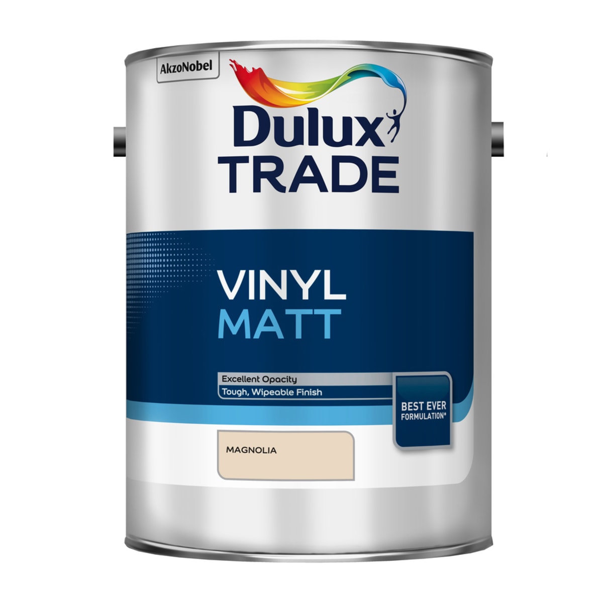 Product image for Dulux Trade Vinyl Matt Paint 5L Magnolia