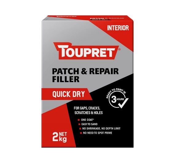 Image of Toupret Quick Dry Patch & Repair Filler 2kg