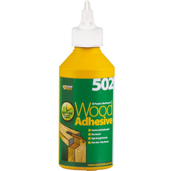 Product image for Everbuild 502 All Purpose Weatherproof Wood Adhesive 250ml
