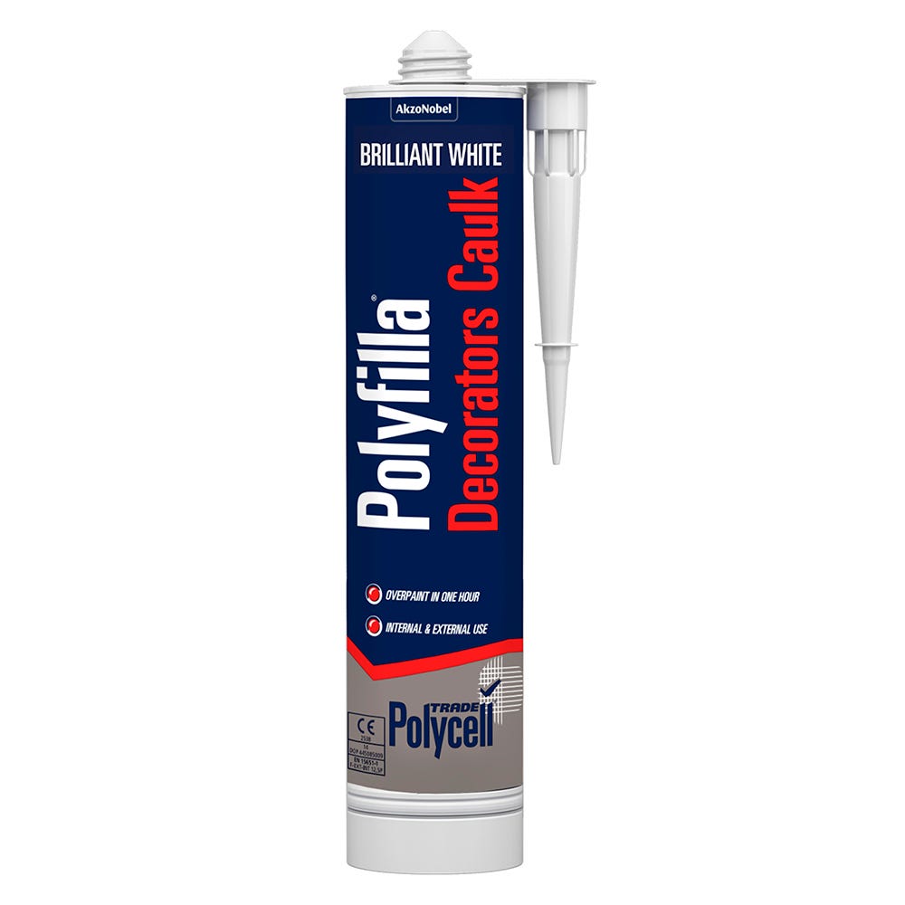 Image of Polycell Trade Polyfilla Decorators Caulk White 380ml