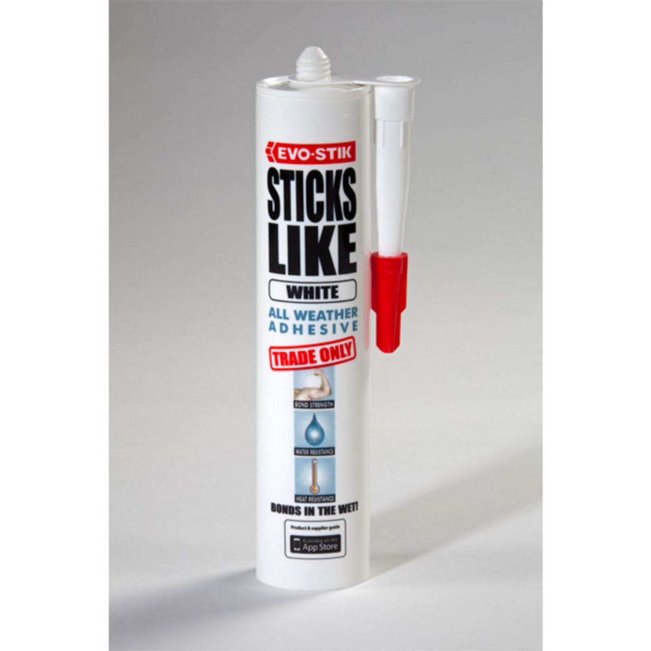 Image of Evo-Stik Sticks Like C20 All Weather Ms Polymer Adhesive White