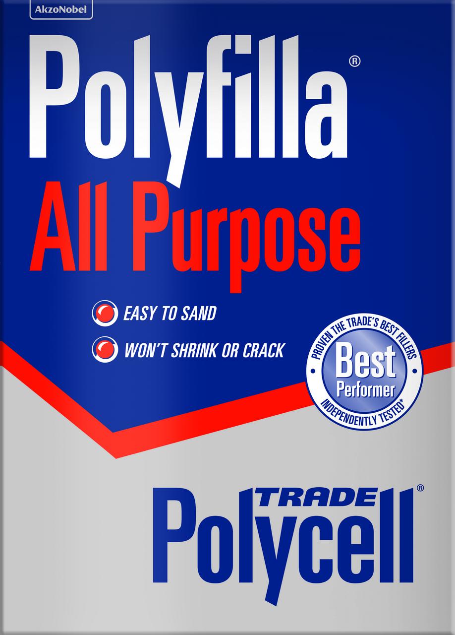 Product image for Polycell Polyfilla All Purpose Trade Powder Filler - 2kg