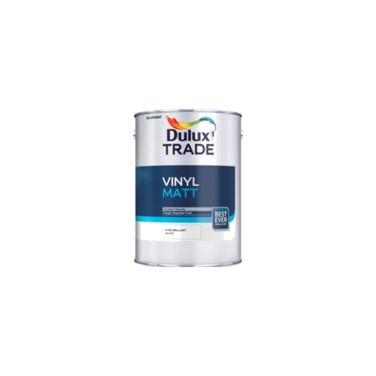 Product image for Dulux Trade Vinyl Matt Paint 5L White