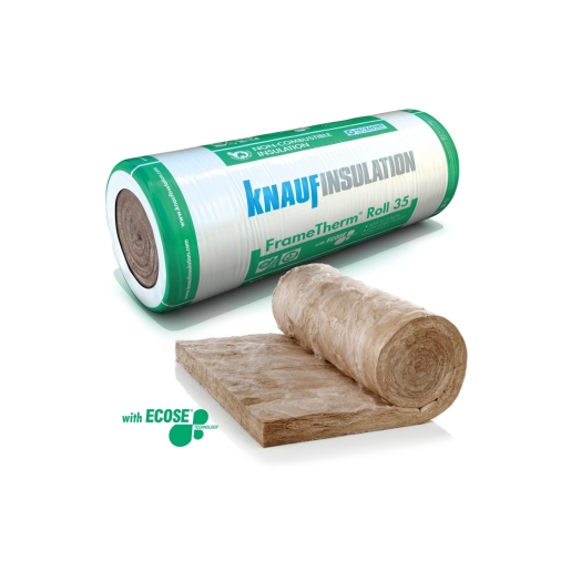 Product image for Knauf Insulation FrameTherm Roll 35 6000mm x 1140mm x 90mm