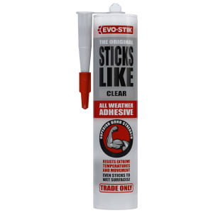 Product image for EVO-STIK Sticks Like All Weather Clear Adhesive - 290ml