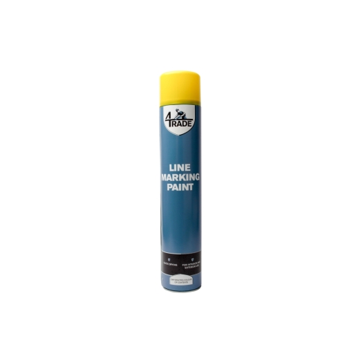 Product image for 4Trade Line Marking Paint Yellow 750ml