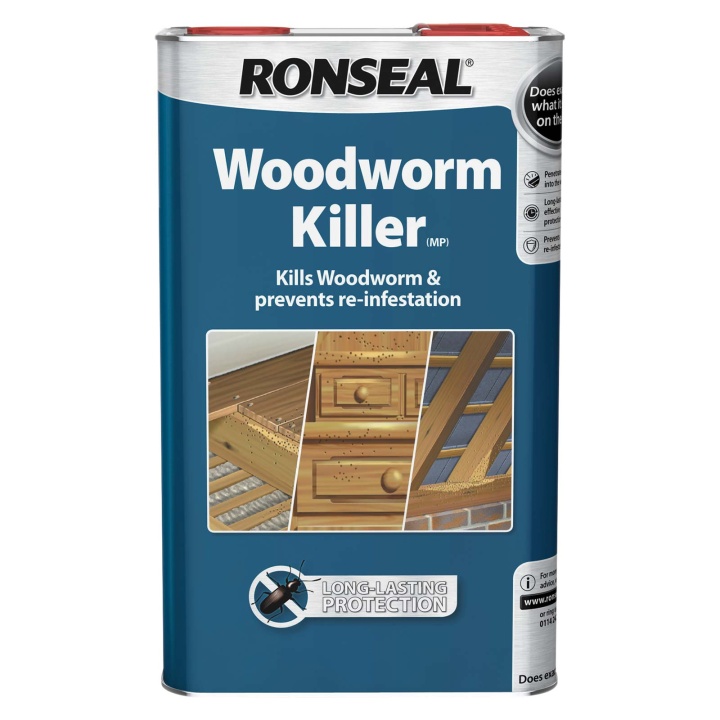 Product image for Ronseal Woodworm Killer 5L