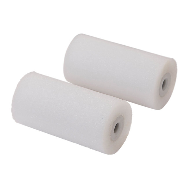 Product image for GoodHome Medium Pile Foam Roller sleeve, Pack of 2