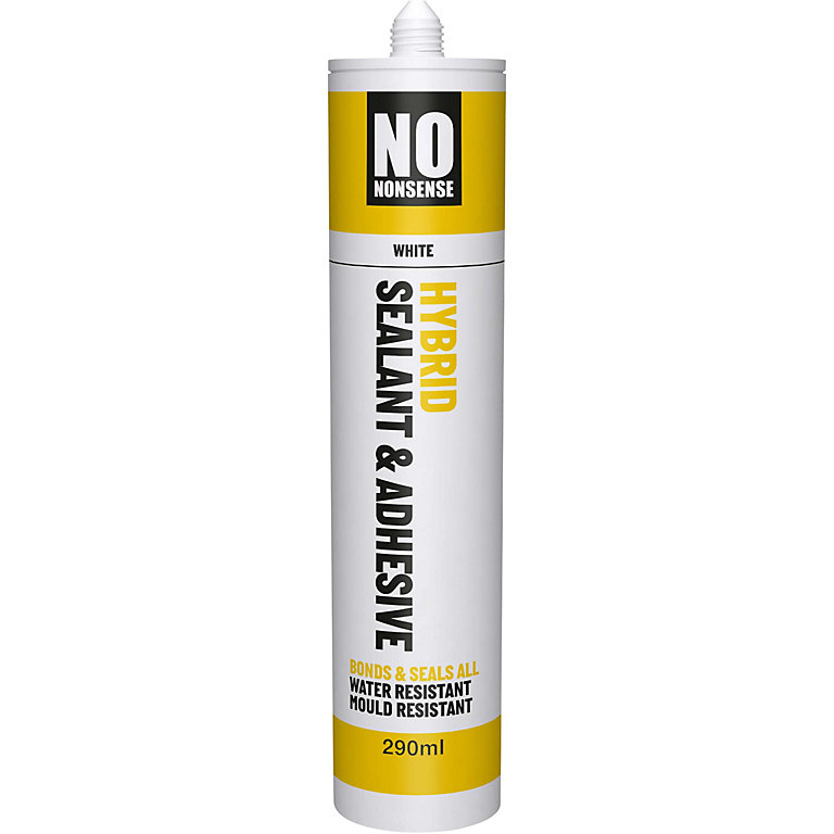 Image of No Nonsense White Grab adhesive & sealant 290ml