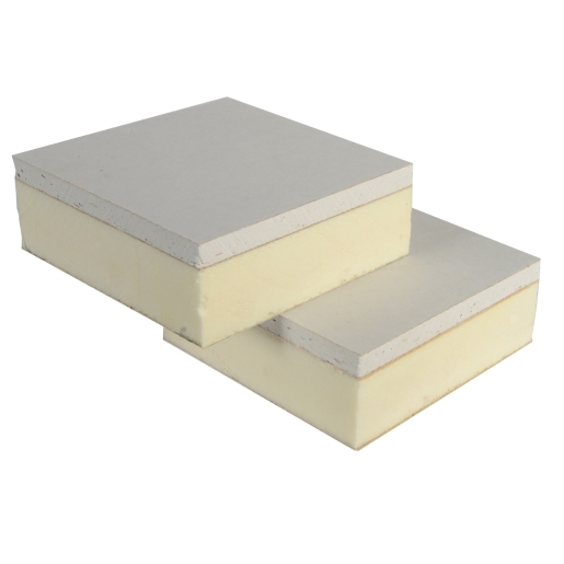 Product image for British Gypsum Gyproc Thermaline PIR  Tapered Edge insulated plasterboard 2400mm x 1200mm x 38mm
