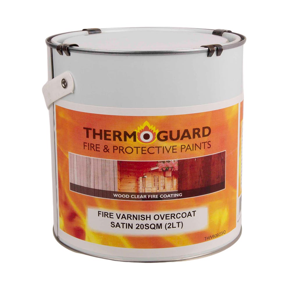 Product image for Thermoguard Fire Varnish Overcoat Satin (20 SQM)
