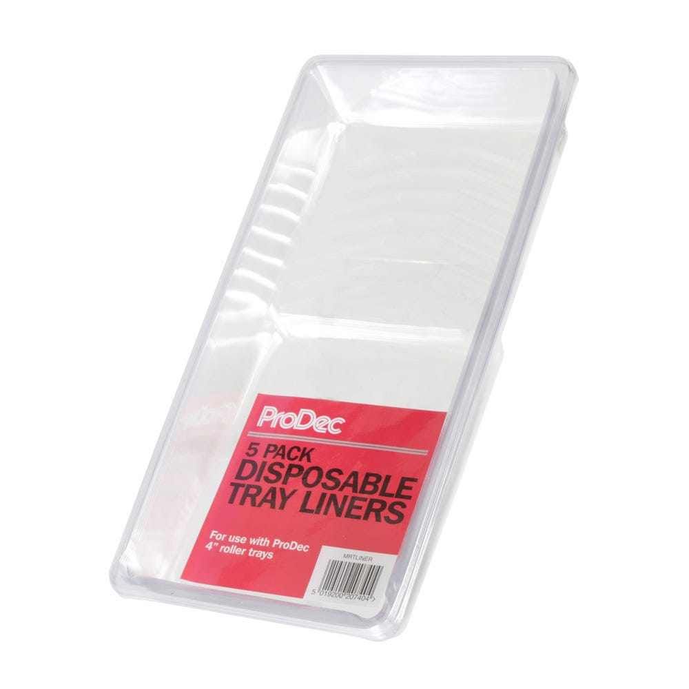 Product image for Prodec 4'' Disposable Roller Tray Liner Pack Of 5