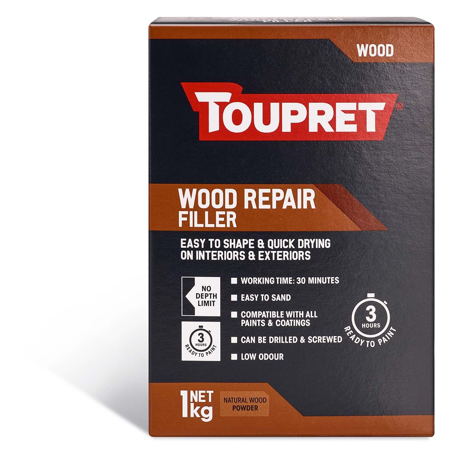Product image for Toupret Wood Repair Filler 1kg