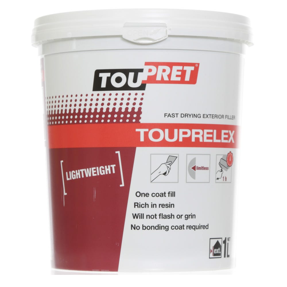 Product image for Toupret Touprelex Ready Mixed Lightweight Filler 1kg