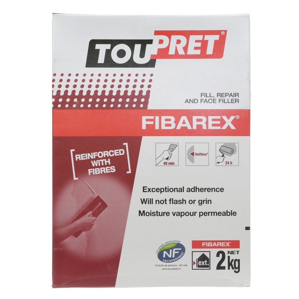 Product image for Toupret Fibarex Multipurpose Exterior Filler 2kg