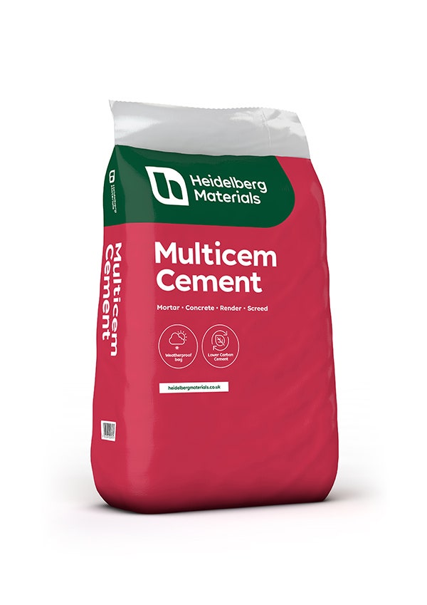 Product image for Heidelberg Multicem Cement In Hybrid 25kg Bag