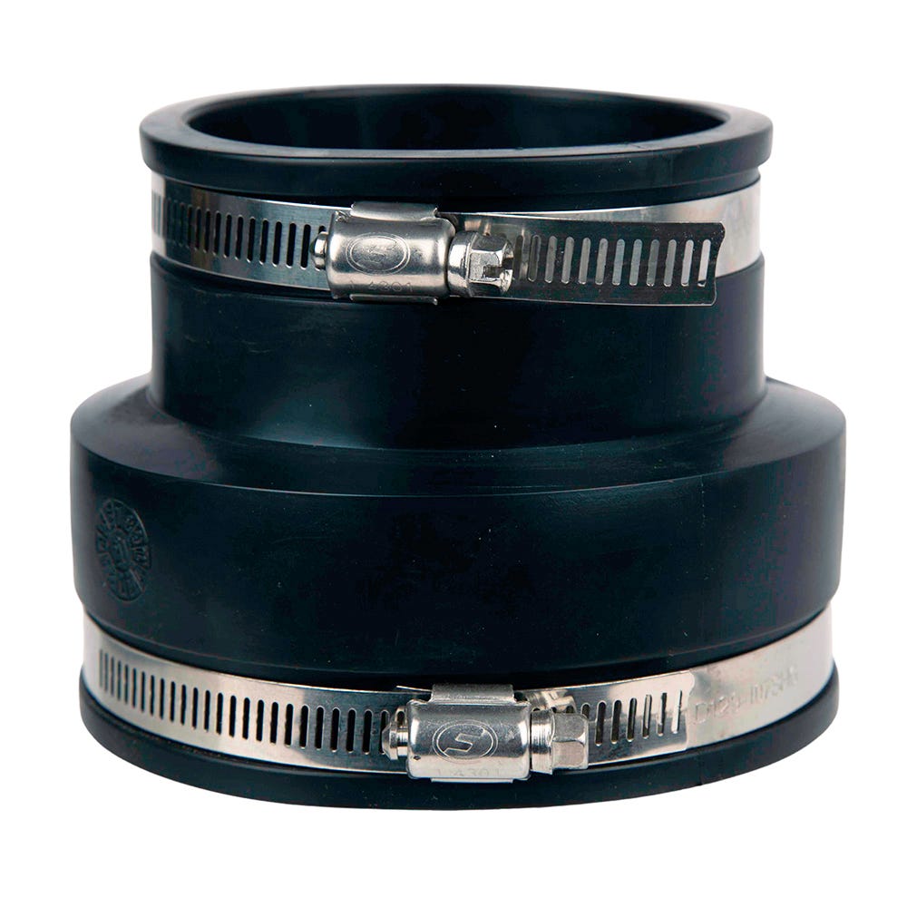 Product image for Flexseal 104mm - 111mm / 76mm - 85mm Flexible PVC Coupling