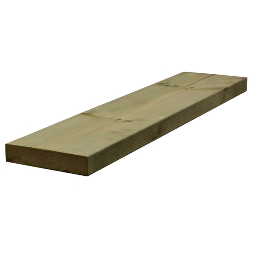 Product image for 47mm x 225mm x 4.2m Regularised Treated Sawn Timber C24