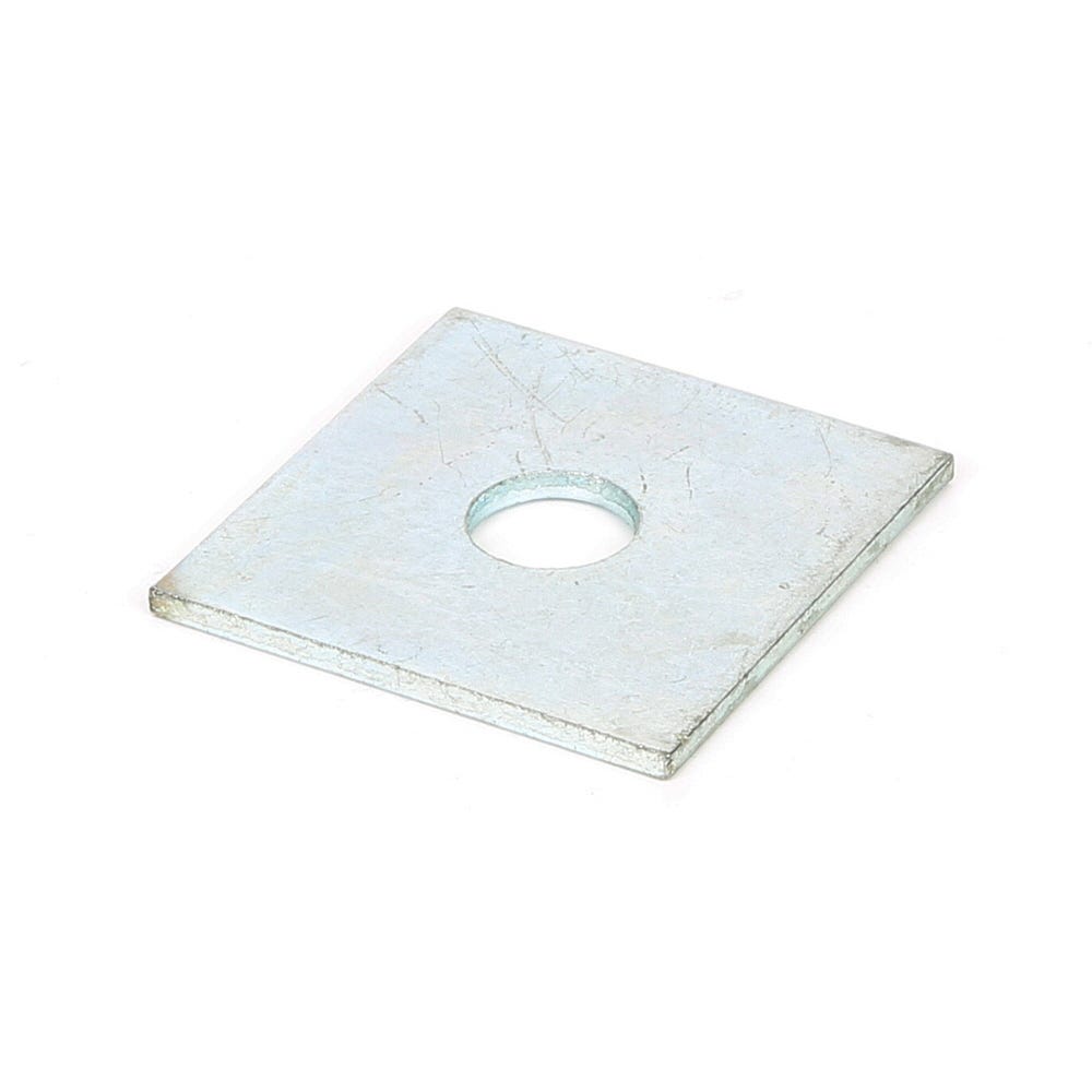 Product image for M12 50mm X 50mm Speed Pro Square Plate Washer Bright Zinc Plated