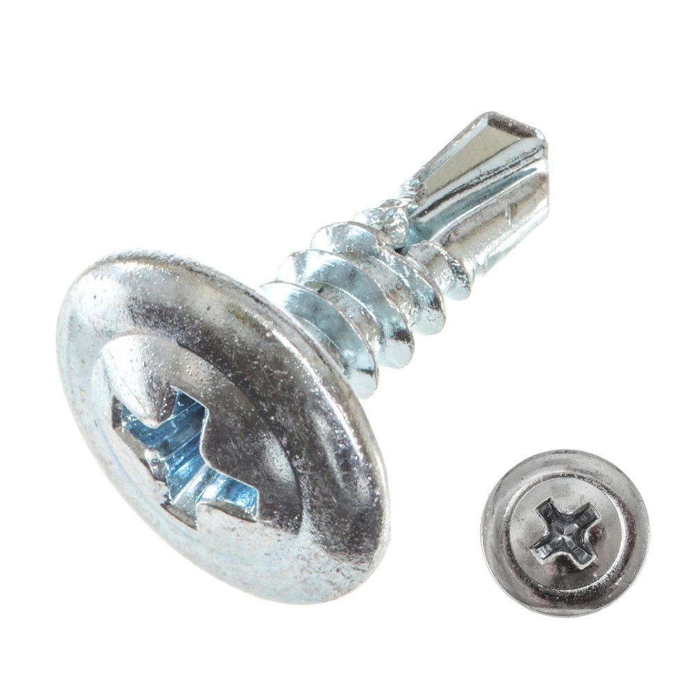 Product image for Speed Pro 4.2 X 13mm Wafer Head Self Drilling Screw Bright Zinc Plated Pack Of 1000