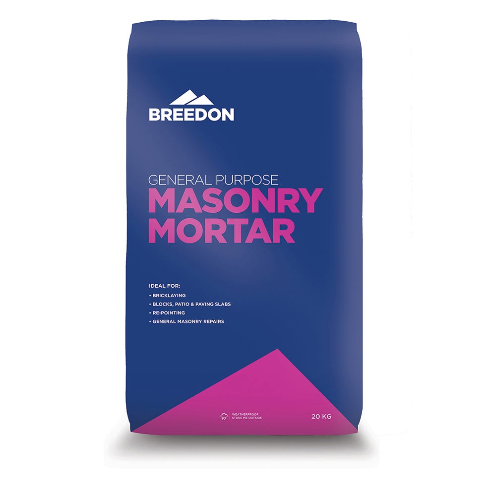 Product image for Breedon General Purpose Masonry Mortar 20kg
