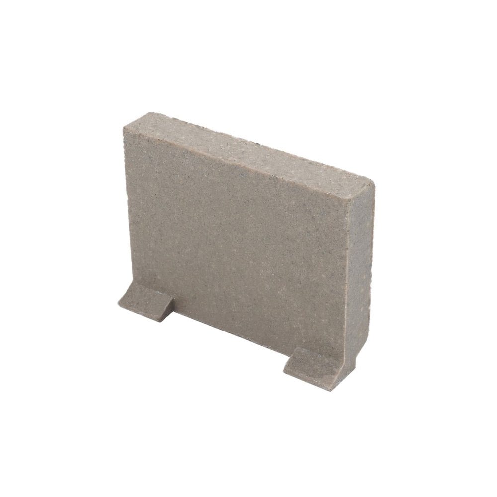 Product image for Clark-drain Polymer Concrete Plain End Cap For Polymer Concrete Domestic Channel