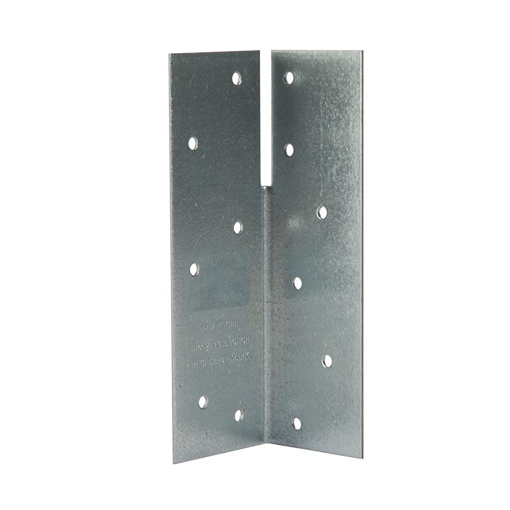 Product image for 40mm X 40mm X 124mm Speed Pro Type L Grip Universal Framing Anchor Galvanised Pack Of 100
