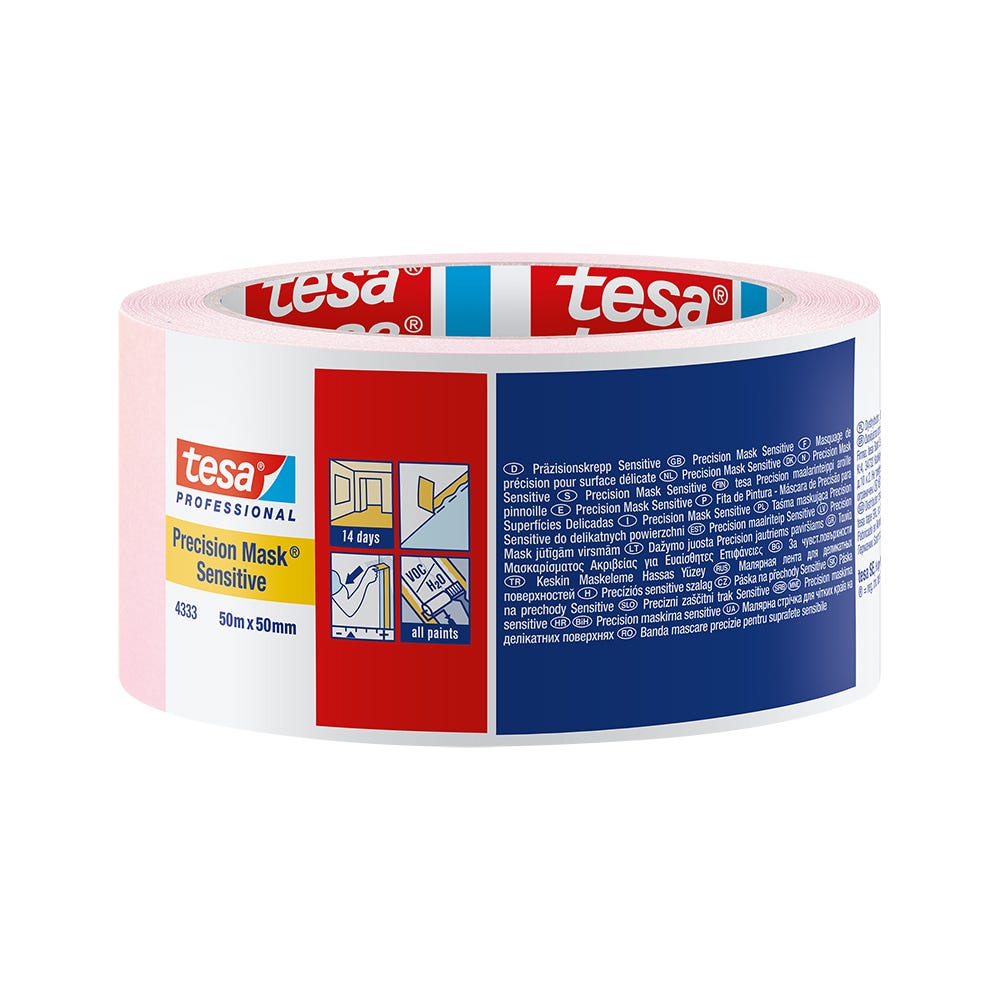 Product image for Tesa Precision Masking Tape Sensitive 50mm X 50m
