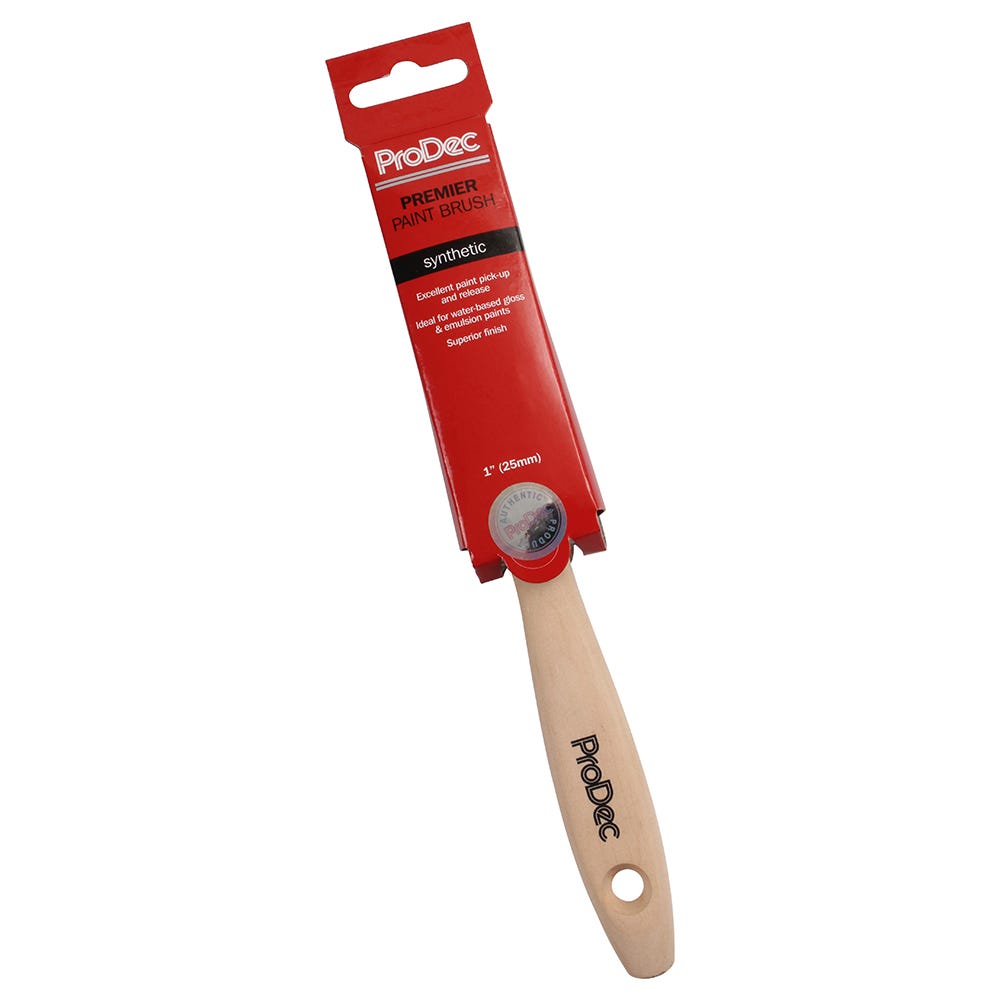 Product image for Prodec Premier Synthetic 1'' Paint Brush