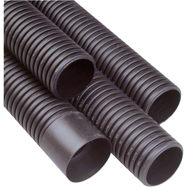 Product image for Ridgiduct Black Power Ducting 150/178mm 6m
