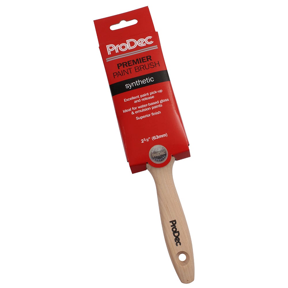 Product image for Prodec Premier Synthetic 2.5'' Paint Brush