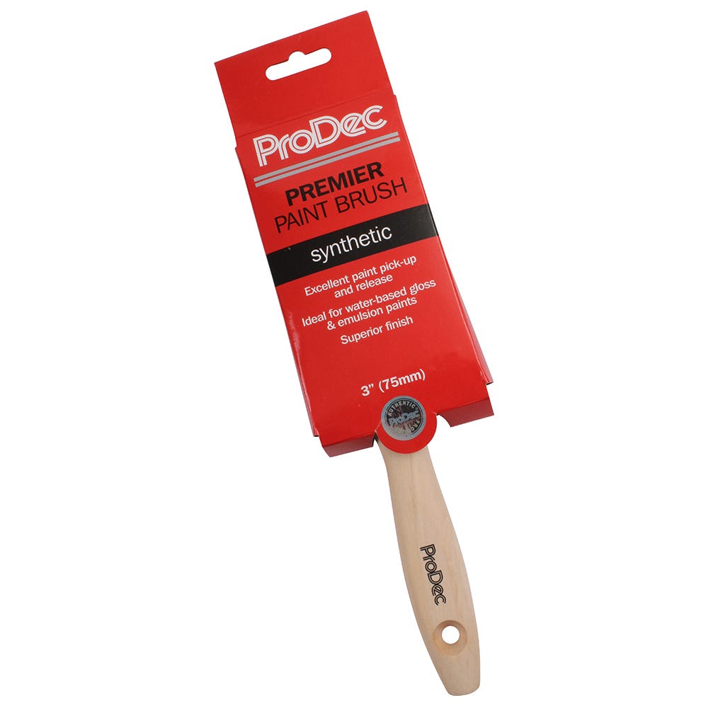 Product image for Prodec Premier Synthetic 3'' Paint Brush