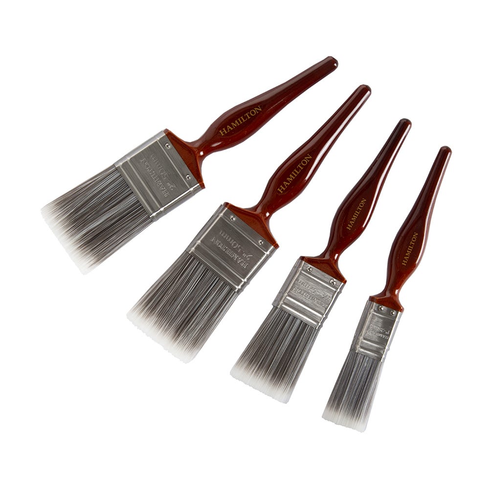Product image for Hamilton Perfection Pure Synthetic Paint Brushes Box Set Of 4