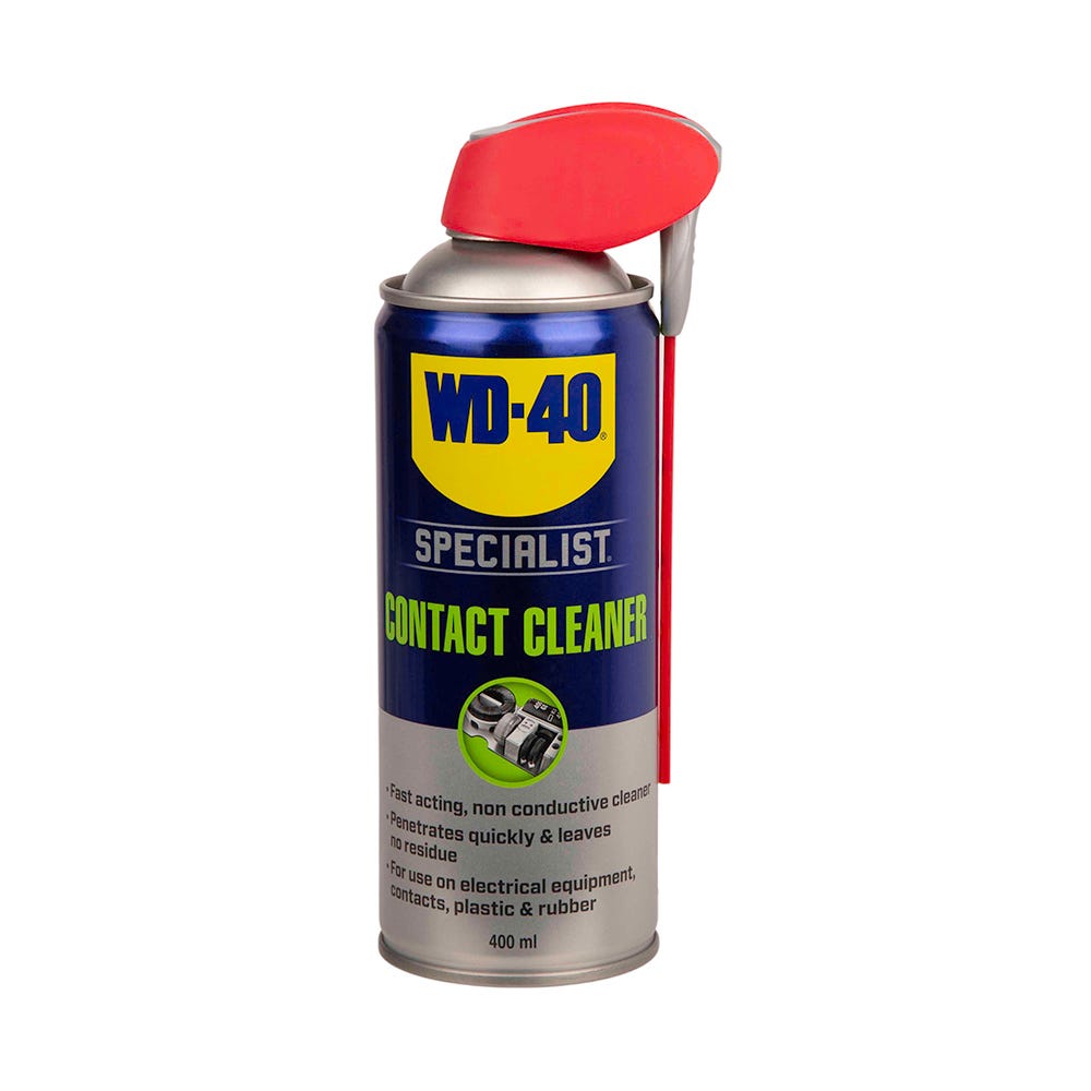 Product image for WD-40 Specialist Contact Cleaner Aerosol With Smart Straw 400ml