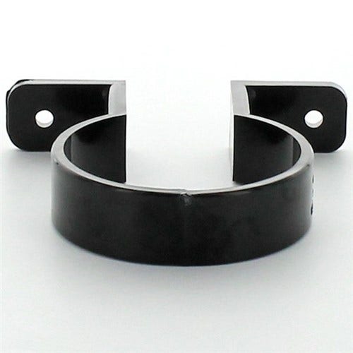 Product image for Round Downpipe Socket Pipe Clip Black 68mm